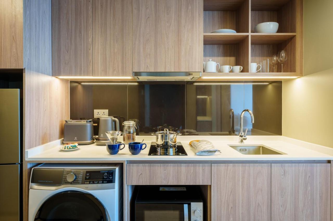Somerset Pattaya Exterior foto A kitchen in a serviced apartment